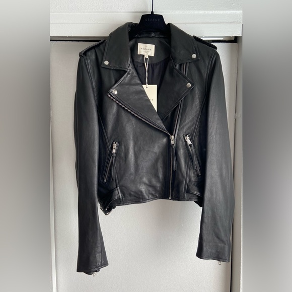 SÉZANE ブラック ライダースジャケット 36 Sezane | Jackets & Coats | Nwt Sezane Zig Black Leather Leather